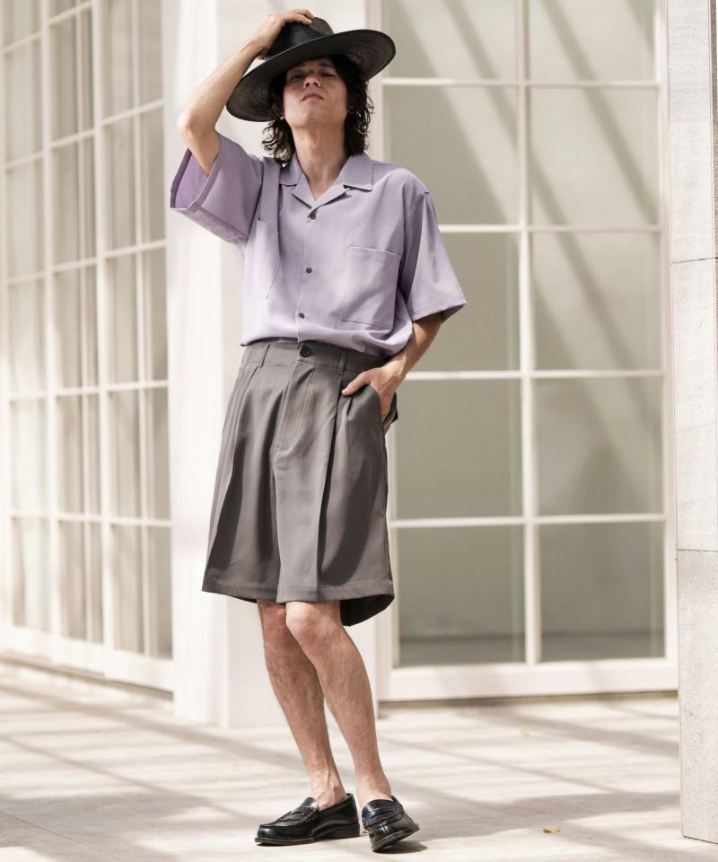 30%OFF【CAMBIO(カンビオ)】オープンカラーシャツ | CAMBIO カンビオ