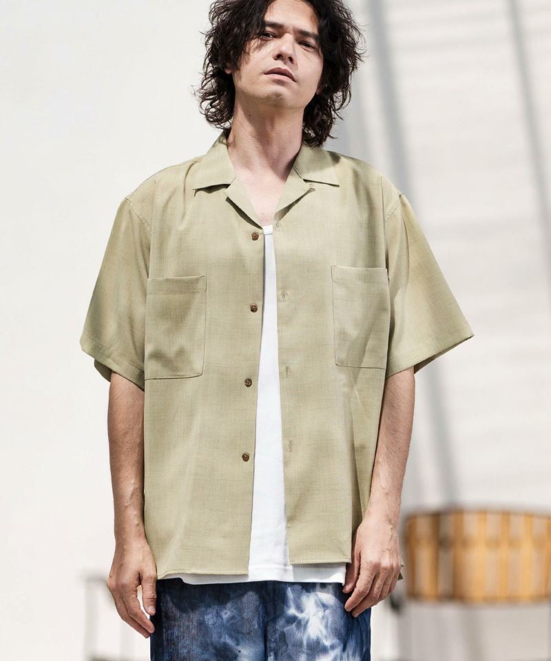 30%OFF【CAMBIO(カンビオ)】オープンカラーシャツ | CAMBIO カンビオ