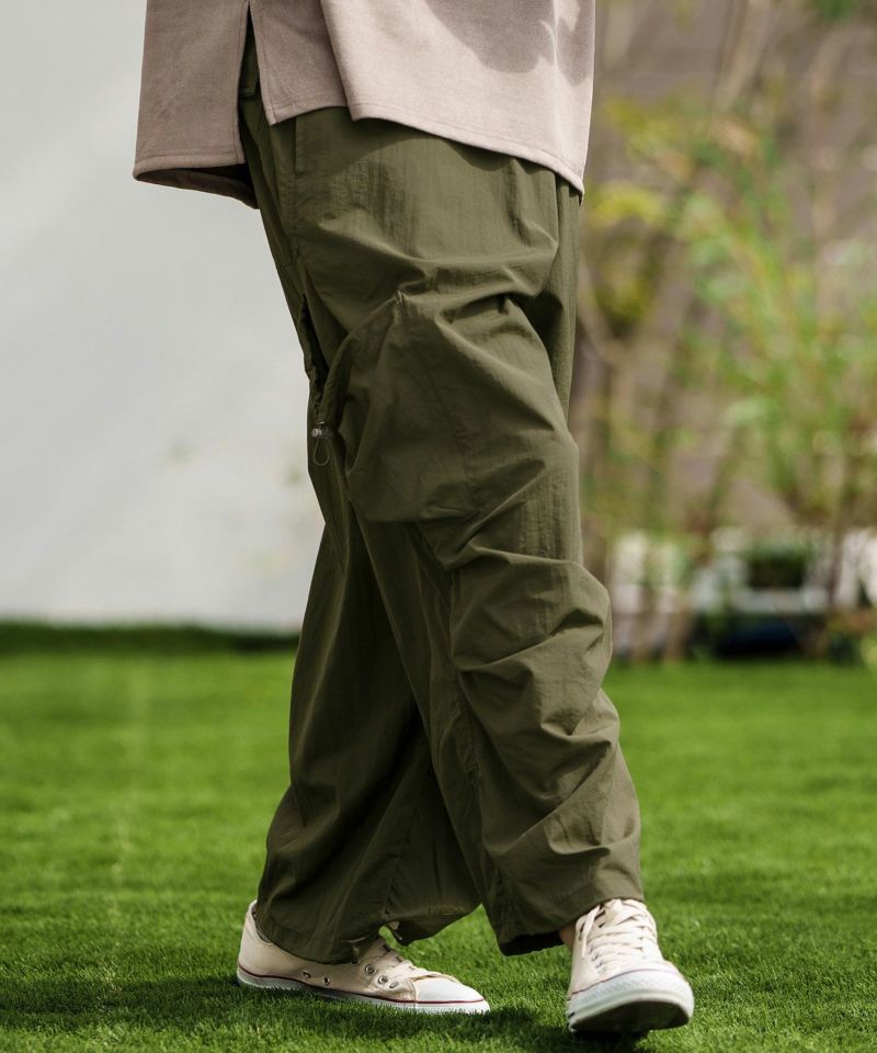CAMBIO(カンビオ)】ナイロンワッシャードロストカーゴパンツ(HLCM0138