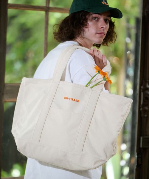 30%OFF【un-filled(アンフィルド)】UN-FILLED EMB BIG TOTE BAG トートバッグ(SDUF-2419)