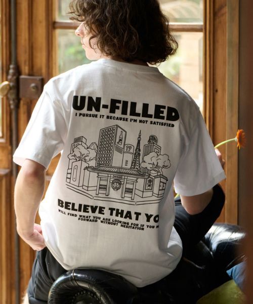 【un-filled(アンフィルド)】 UN-FILLED 3CITY PT HEAVY WEIGHT-T Tシャツ(SDUF-2411)