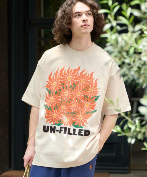 30%OFF【un-filled(アンフィルド)】GERBERA TIGER PT HEAVY WEIGHT BIG-T Tシャツ(SDUF-2414)