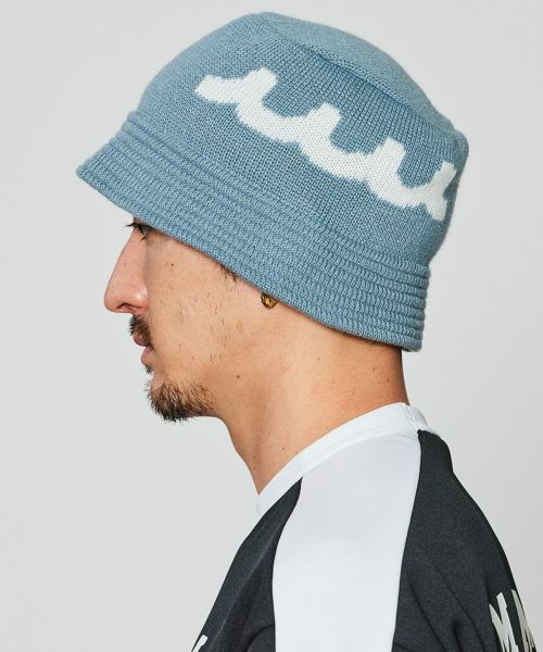 ACANTHUS(アカンサス)】【予約販売10月下旬～11月上旬入荷】 muta Wave Logo Knit Bucket Hat ニットバケット ハット(MA2442) | CAMBIO カンビオ