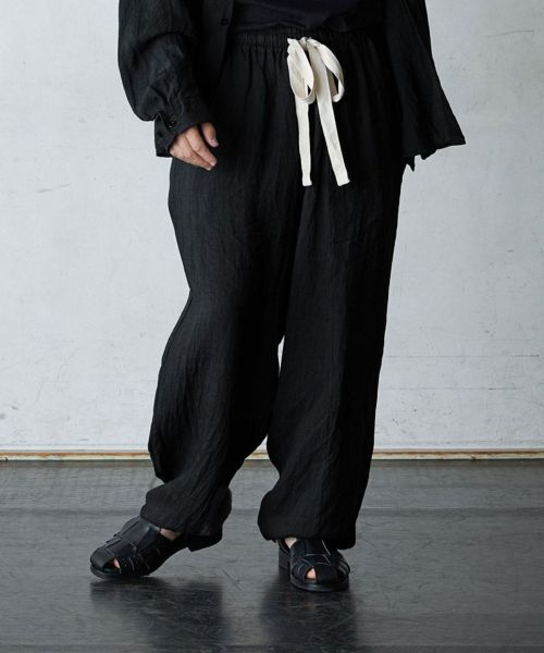 EGO TRIPPING(エゴトリッピング)】LINEN WORKTROUSERS トラウザーパンツ(626202) | CAMBIO カンビオ