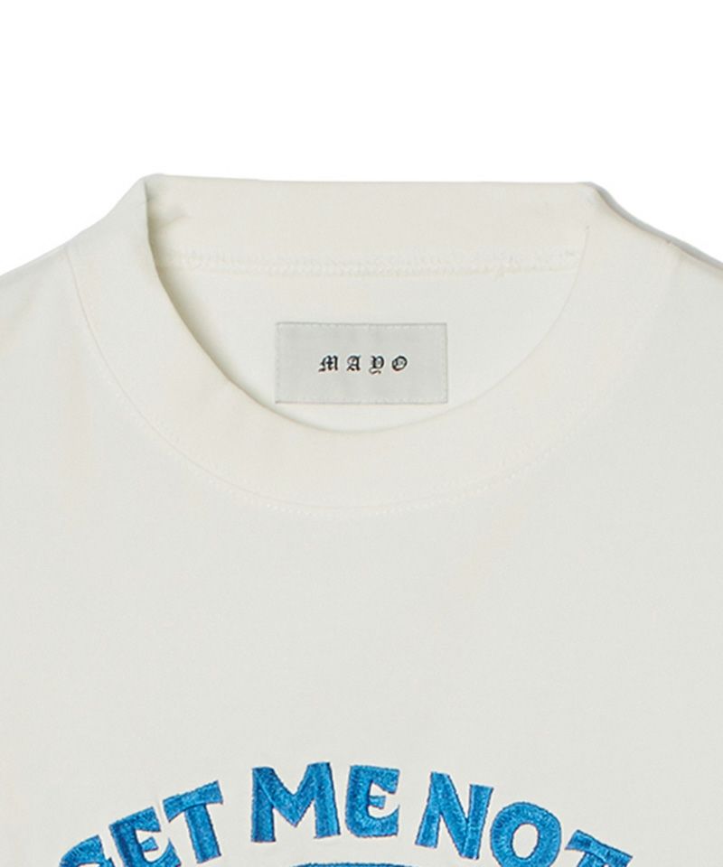 MAYO(メイヨー)】FORGET ME NOT MAYO Embroidery short Sleeve Tee T 