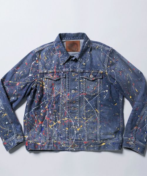 TMT(ティーエムティー)】【予約販売6月上旬～中旬入荷】 SOFT DENIM TRACKER JACKET（PAINT ver） デニムジャケット(TJK-T9903RE01)  | CAMBIO カンビオ