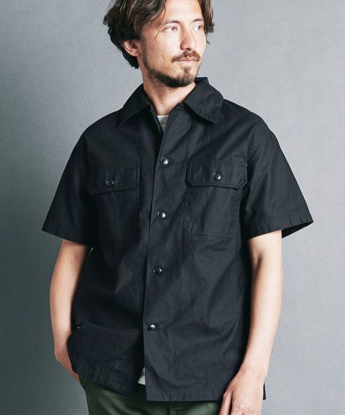 30%OFF【Magine(マージン)】COTTON BACKSATIN UTILITY SHIRTS S-S ユーティリティーシャツ(2421-005)