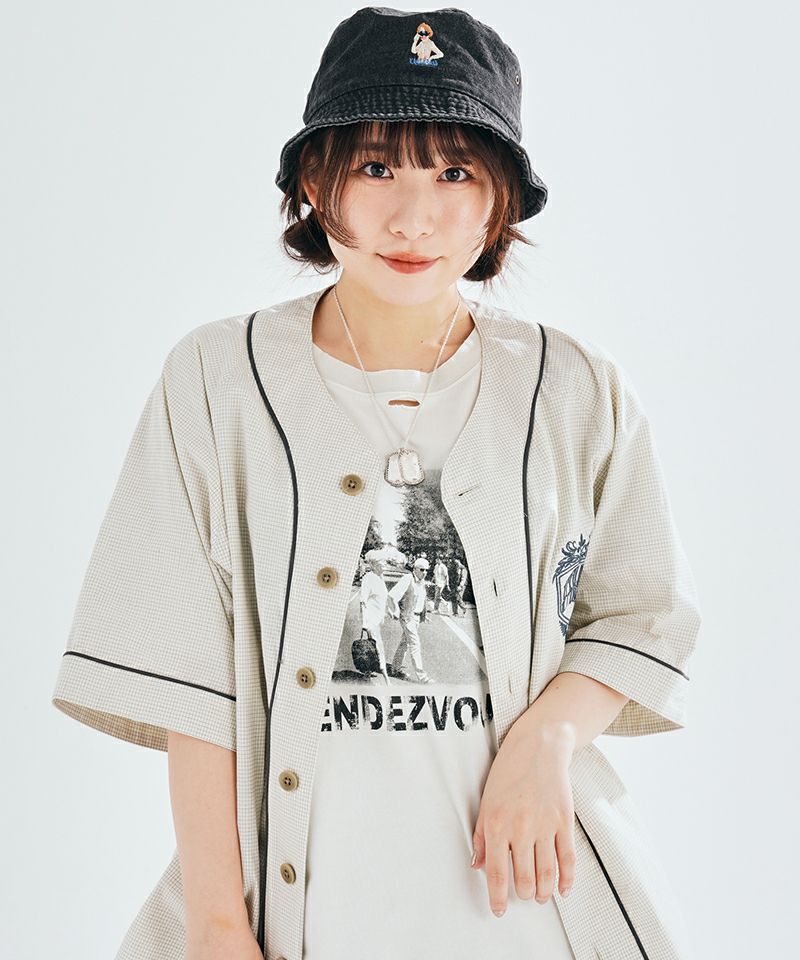 30%OFF【EFFECTEN(エフェクテン)】Graph Check BB Shirts ベースボール