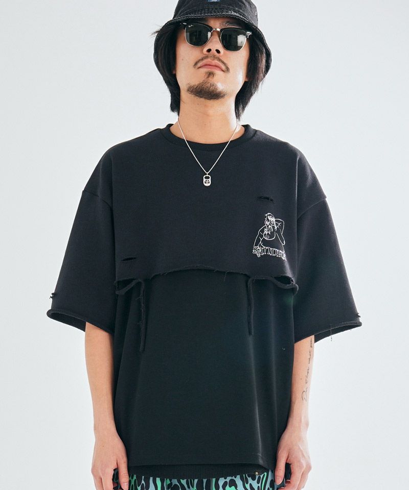 EFFECTEN(エフェクテン)】【予約販売6月中旬～下旬入荷】Layered Crust s-s Tee Tシャツ(efdbdg-14) |  CAMBIO カンビオ