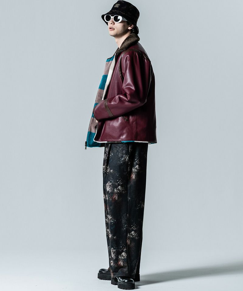 glamb(グラム)】Reversible Boa Jacket リバーシブルボア