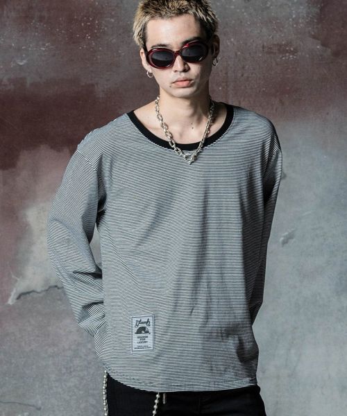 glamb(グラム)】Loose Neck Long SleevesT-Shirt ルーズネックロングスリーブＴシャツ(GB0324-CS21) |  CAMBIO カンビオ