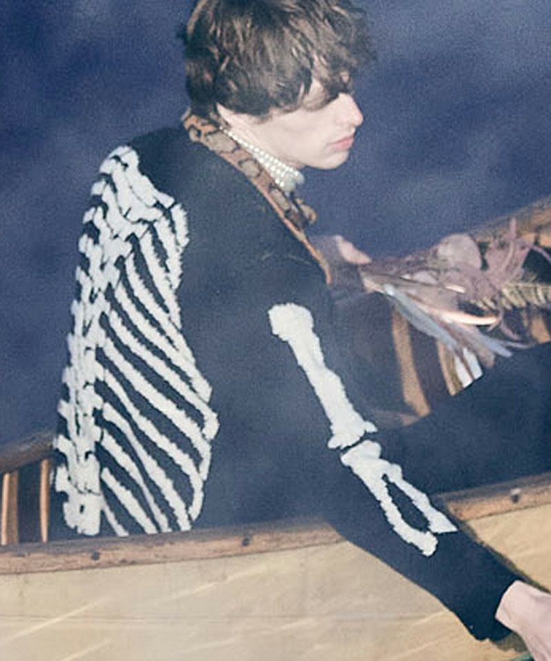 20%OFF【glamb(グラム)】Knit Riders Jacket ニットライダース