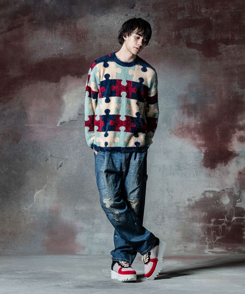 glamb(グラム)】Puzzle Knit パズルニット(GB0324-KNT12) | CAMBIO