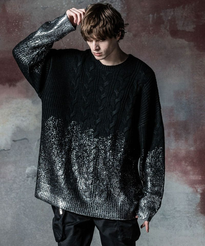 glamb(グラム)】【予約販売9月上旬～中旬入荷】Platinum Cable Knit 