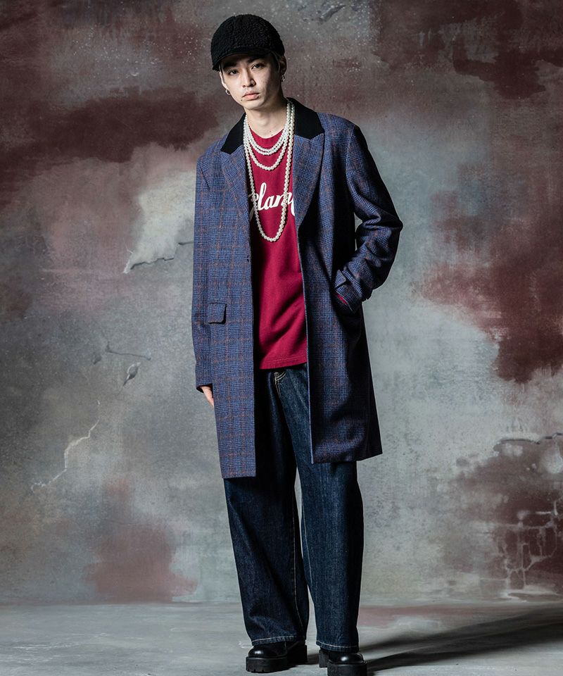 30%OFF【glamb(グラム)】No Button Chester Coat ノーボタンチェスター