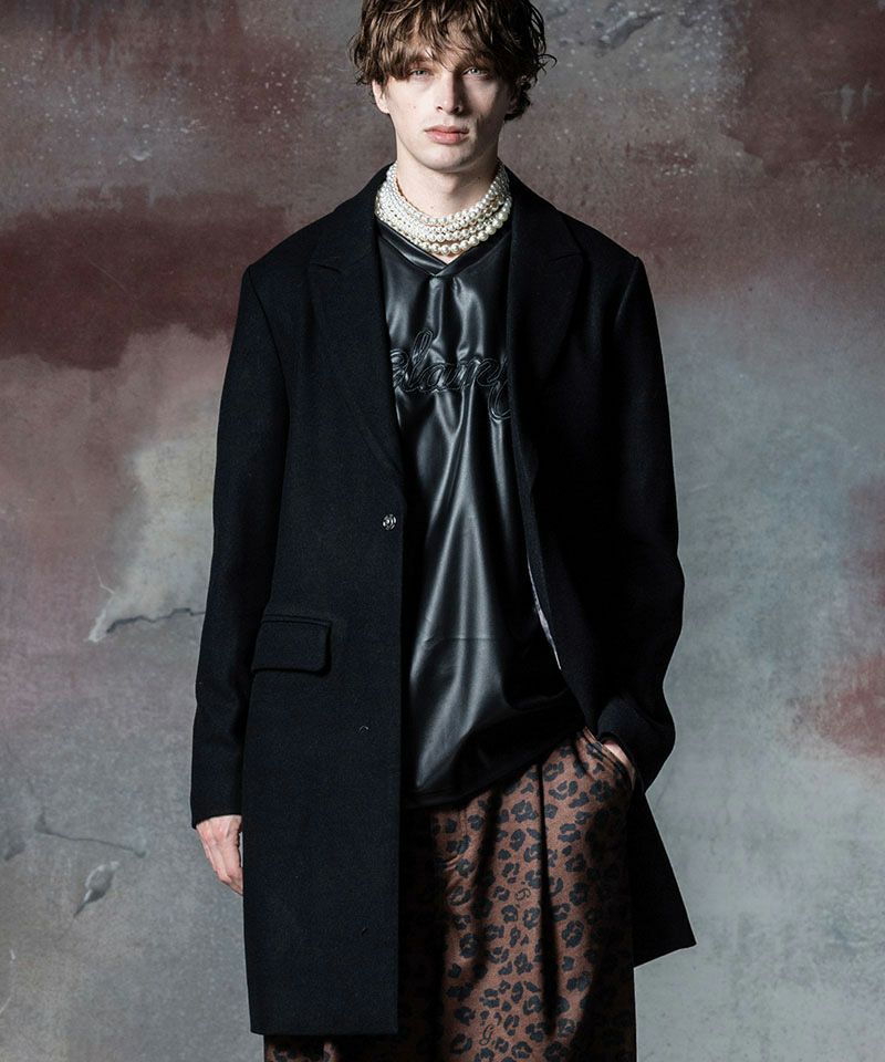 glamb グラム　クライズガウンシャツ　コート　ジャケット　アウター　グリーン glamb（グラム）の「Hi Neck Mods Coat / ハイネックモッズ