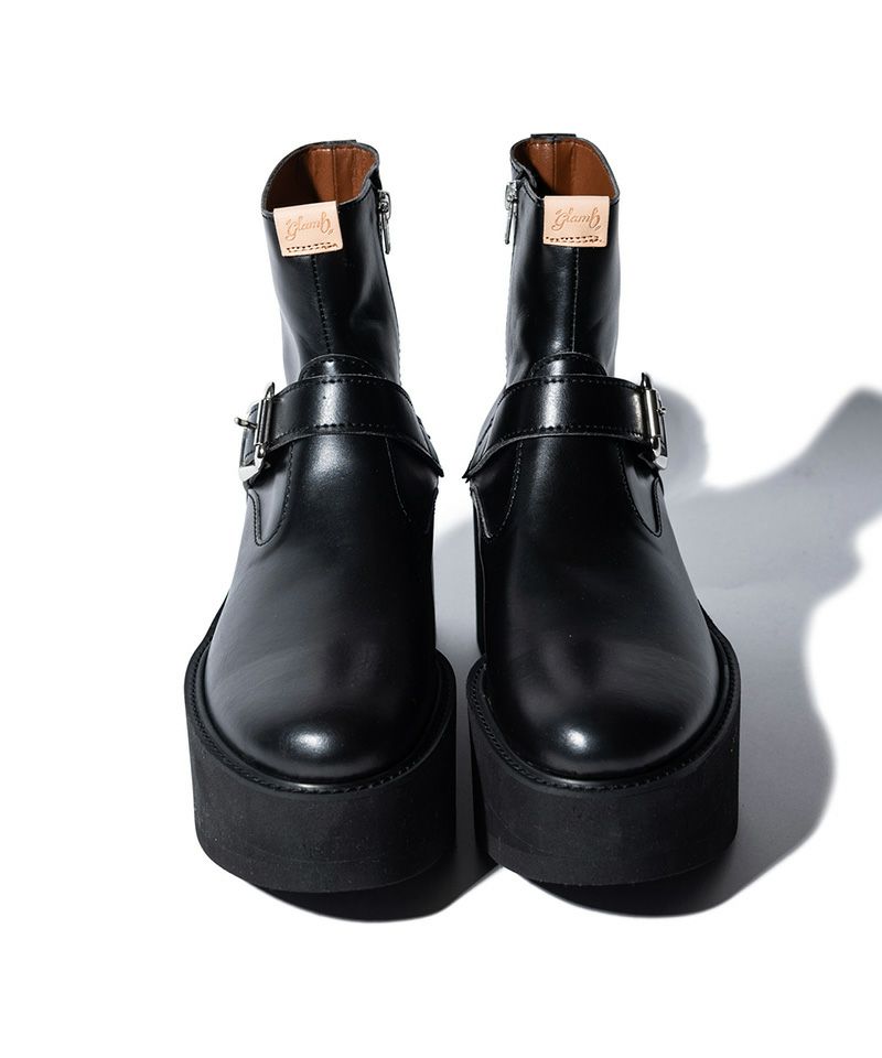 glamb(グラム)】Platform Short Engineer Boots プラットフォーム  