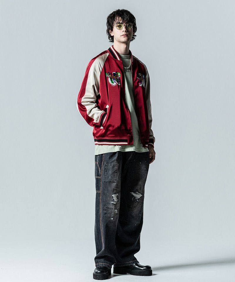 激レア上下セットNO LIMIT RECORDS シャカウェア 予約商品】glamb(グラム)GB0324/JKT04 : Skelton Ska Jumper