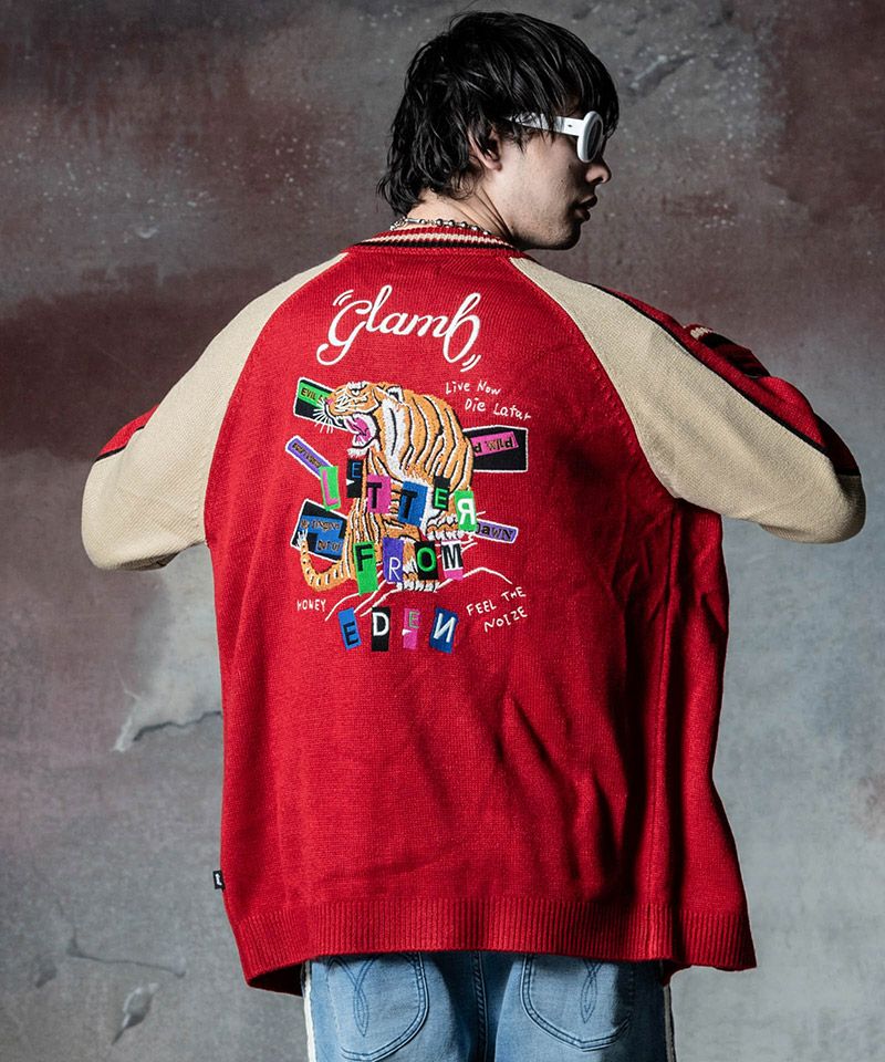glamb(グラム)】Noize Ska Cardigan ノイズ スカ カーディガン