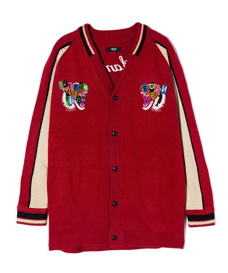 glamb(グラム)】Noize Ska Cardigan ノイズ スカ カーディガン