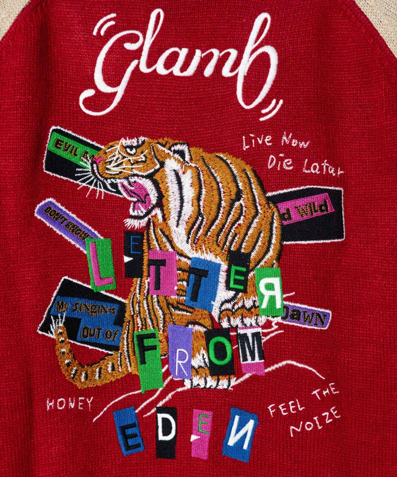 glamb(グラム)】Noize Ska Cardigan ノイズ スカ カーディガン