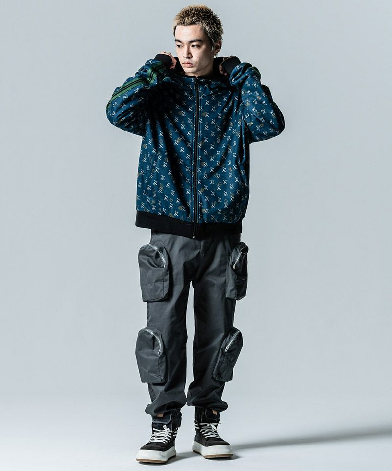 glamb(グラム)】Casino Monogram Hoodie カジノモノグラムフーディ