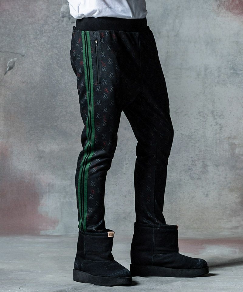 20%OFF【glamb(グラム)】Casino Monogram Pants モノグラムジャージ