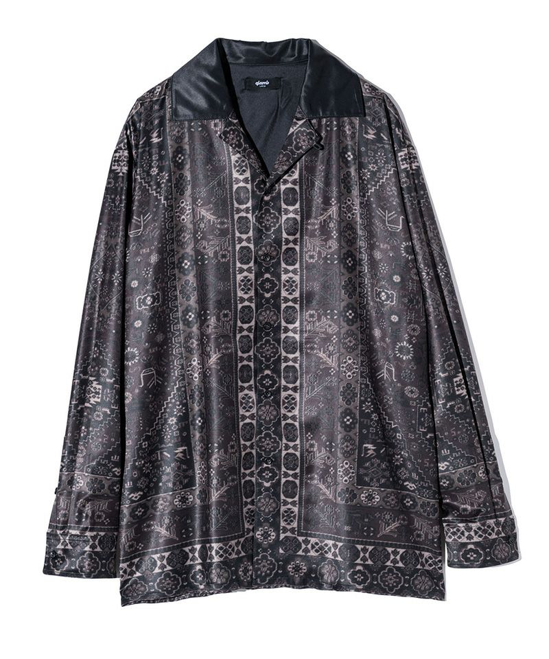 glamb Open Collar Caravan SH ペイズリー シャツ L glamb(グラム)】Open Collar Caravan Shirt オープンカラー