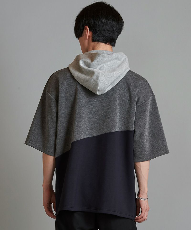 50%OFF【NO ID.(ノーアイディー)】ﾁｪﾝｼﾞﾝｸﾞﾊｰﾌZIPﾊﾟｰｶ(854006
