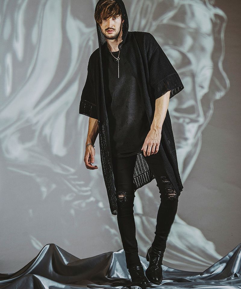 50%OFF【NO ID.(ノーアイディー)】ｱﾙﾃｨﾒｯﾄｽﾄﾚｯﾁﾃﾞﾆﾑﾀﾞﾒｰｼﾞｽｷﾆｰPT