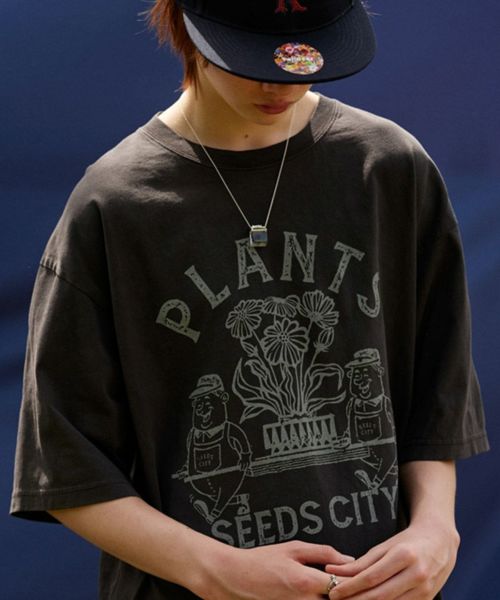 30%OFF【rehacer(レアセル)】Plant Company Fade CS Tシャツ(01242000023)