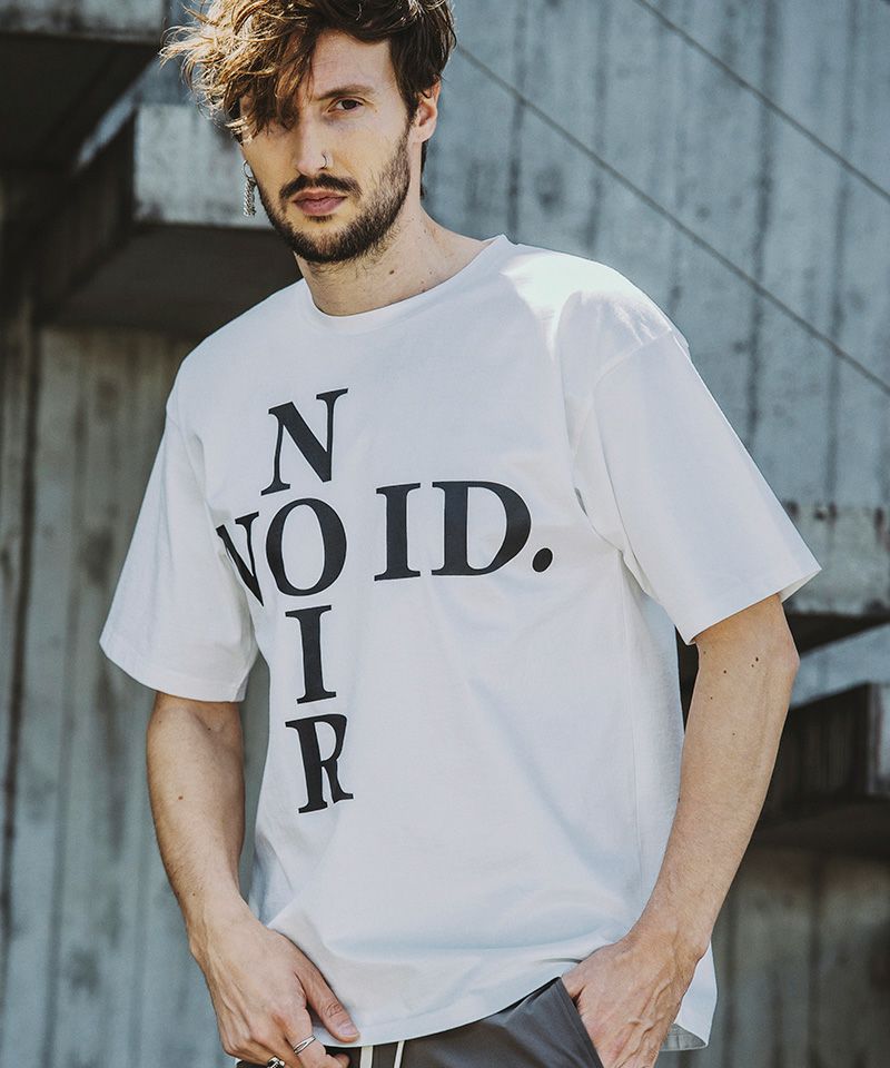 50%OFF【NO ID.(ノーアイディー)】ﾛｺﾞﾌﾟﾘﾝﾄBIG-T Tシャツ(854006-001T 