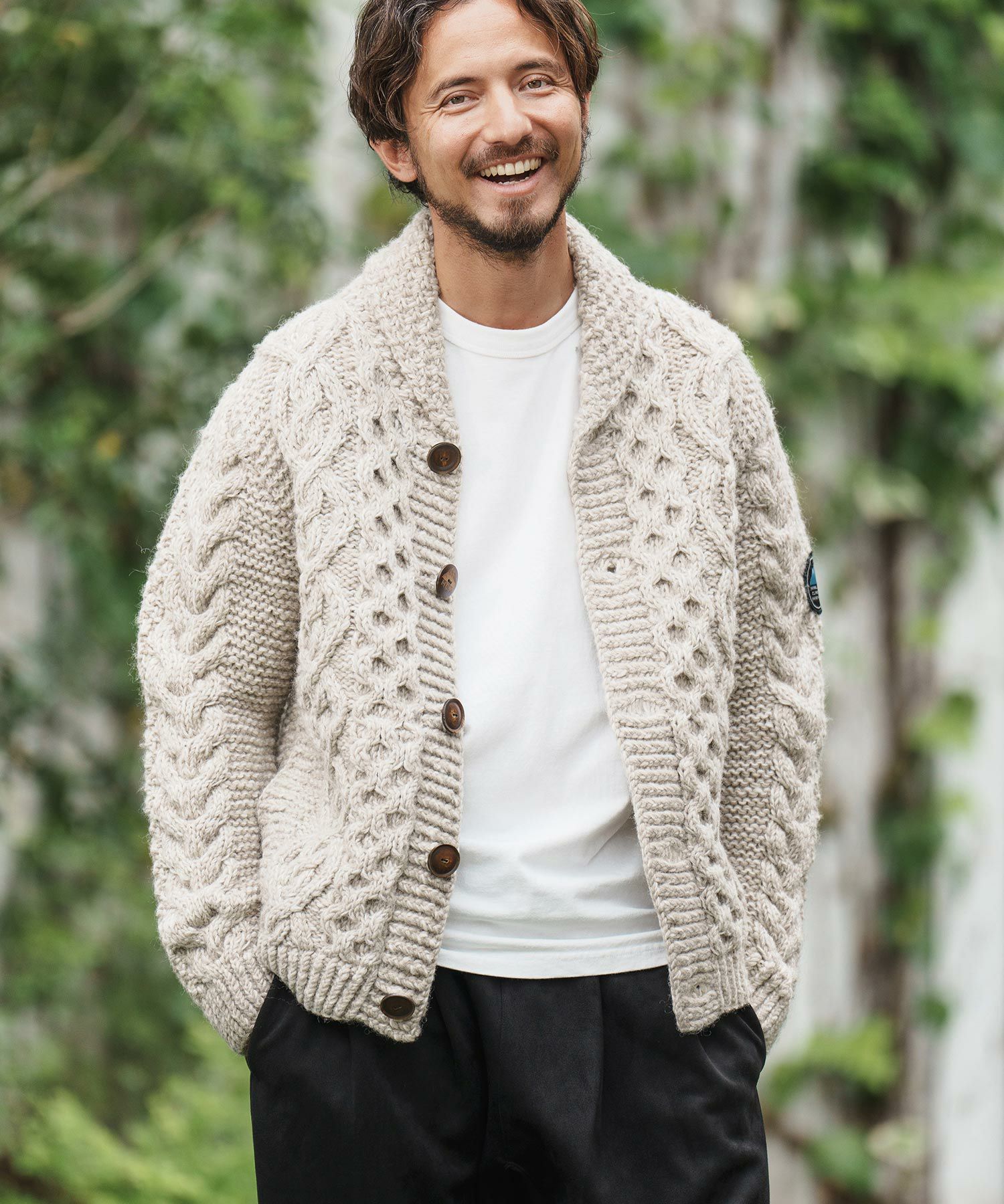 CAMBIO(カンビオ)】【HIMALAYAN CLIMBERS HAND-KNIT】手編みショール