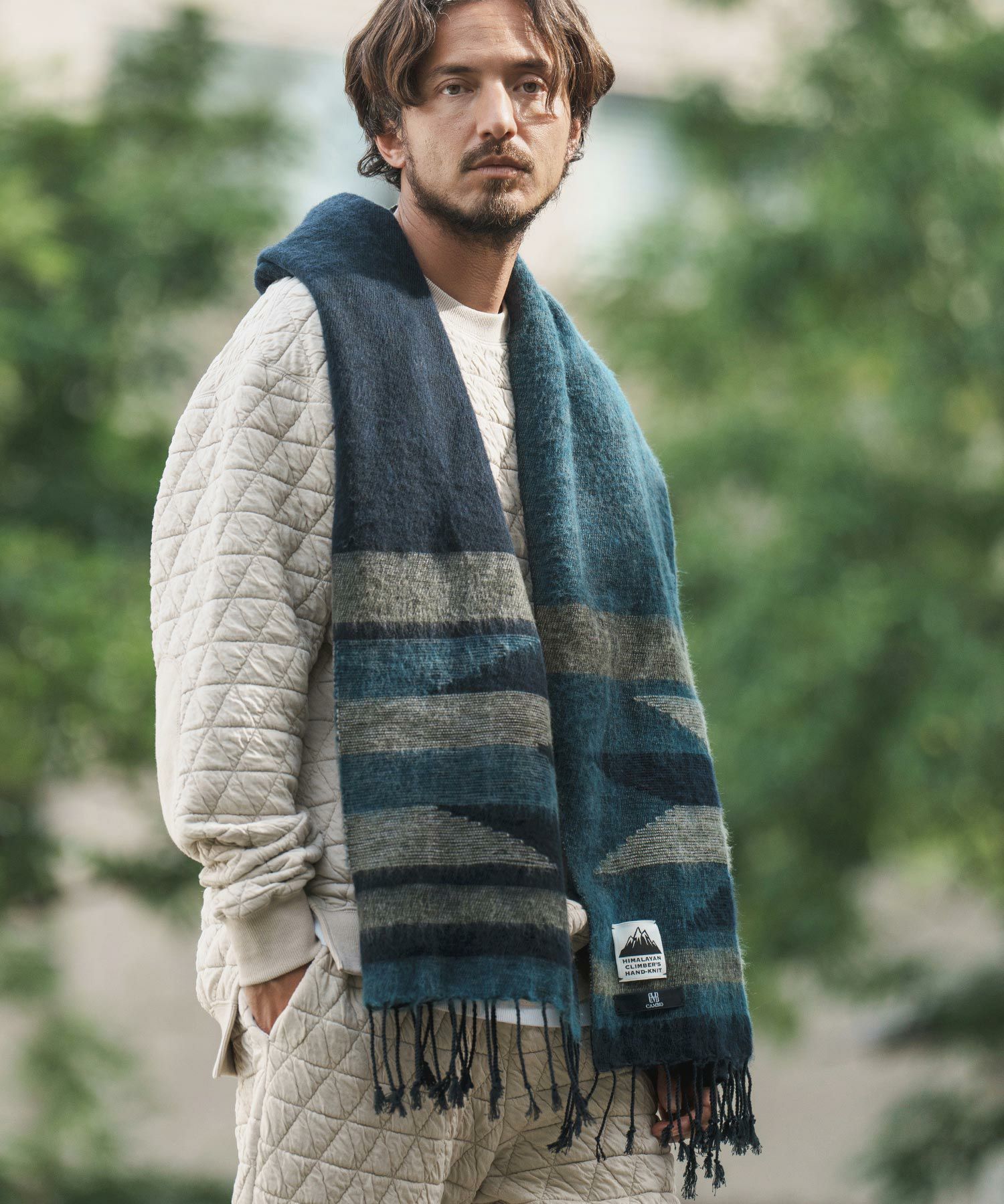 CAMBIO(カンビオ)】【HIMALAYAN CLIMBERS HAND-KNIT】シェルパストール