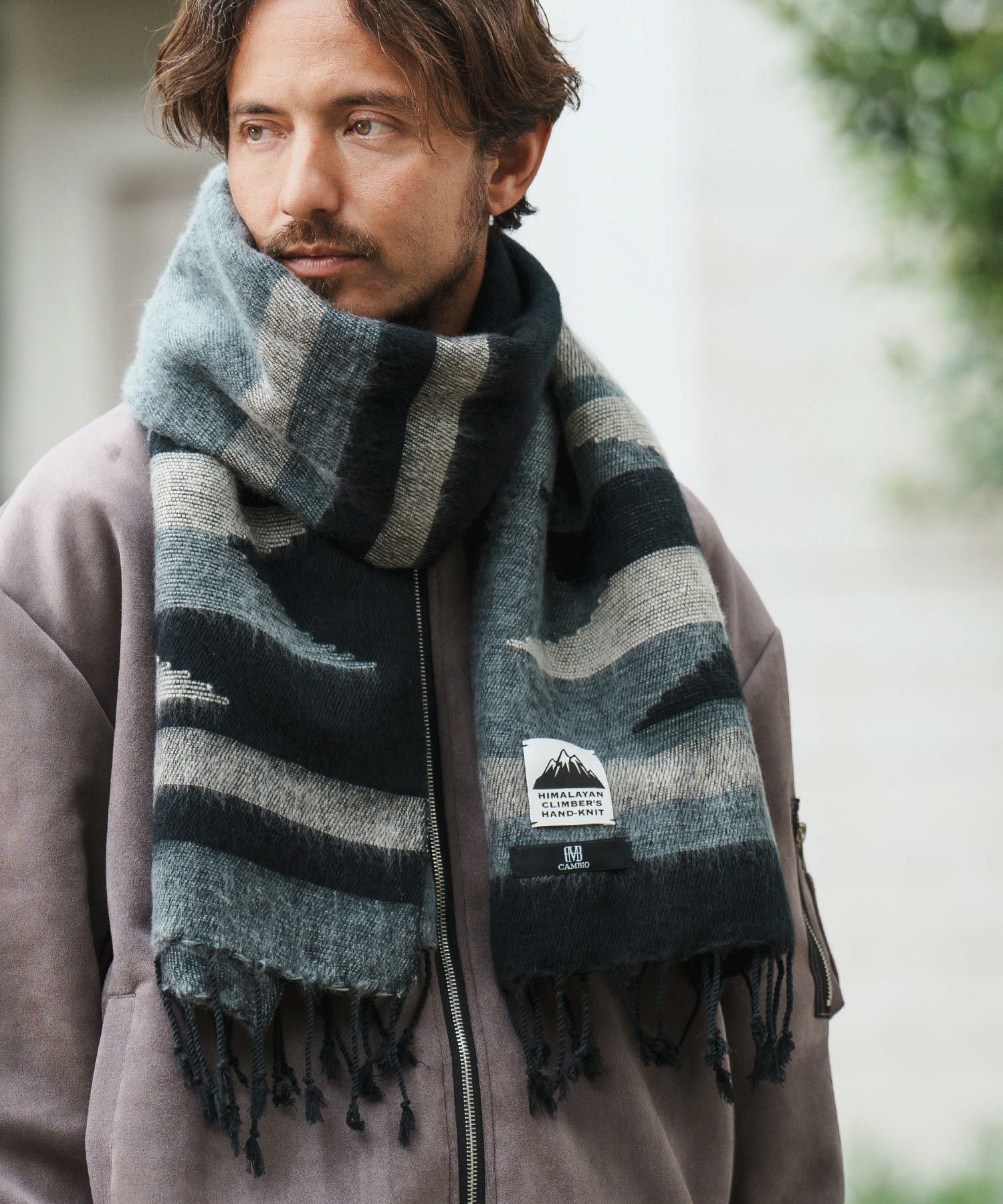 CAMBIO(カンビオ)】【HIMALAYAN CLIMBERS HAND-KNIT】シェルパストール 