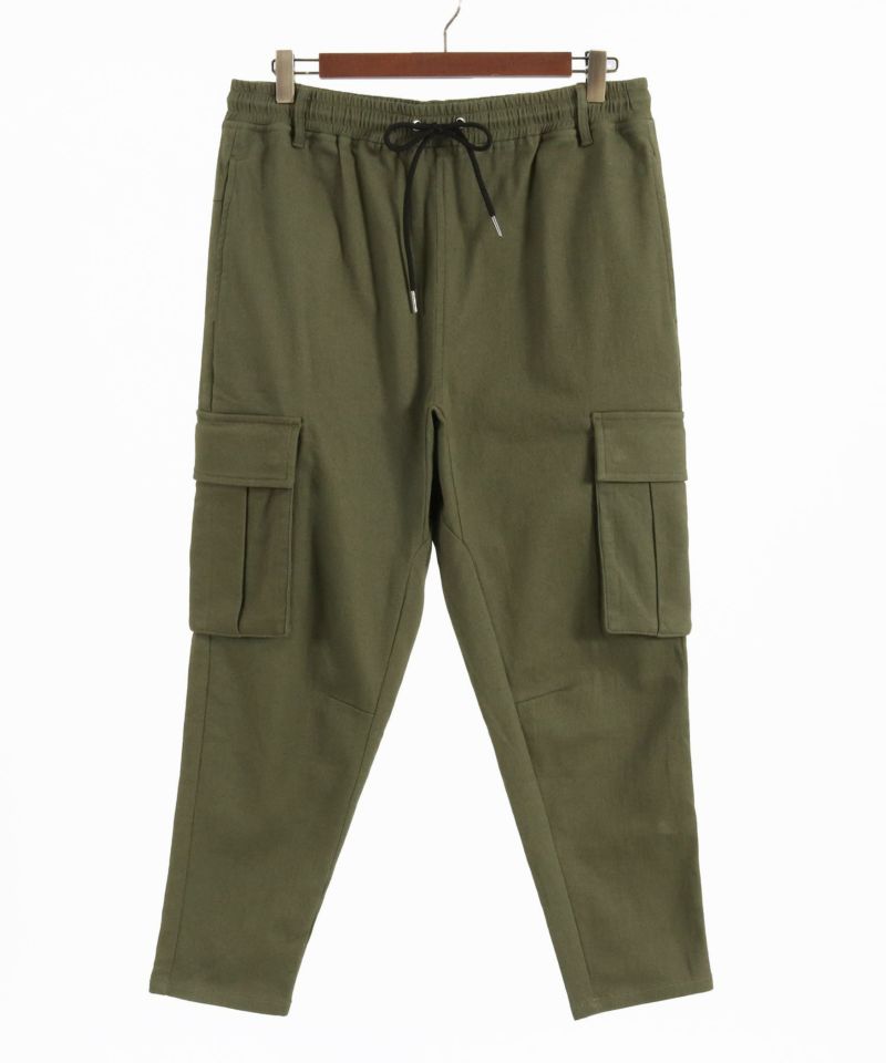 CAMBIO(カンビオ)】Fleece Lining Stretch Twill Ankle Cargo