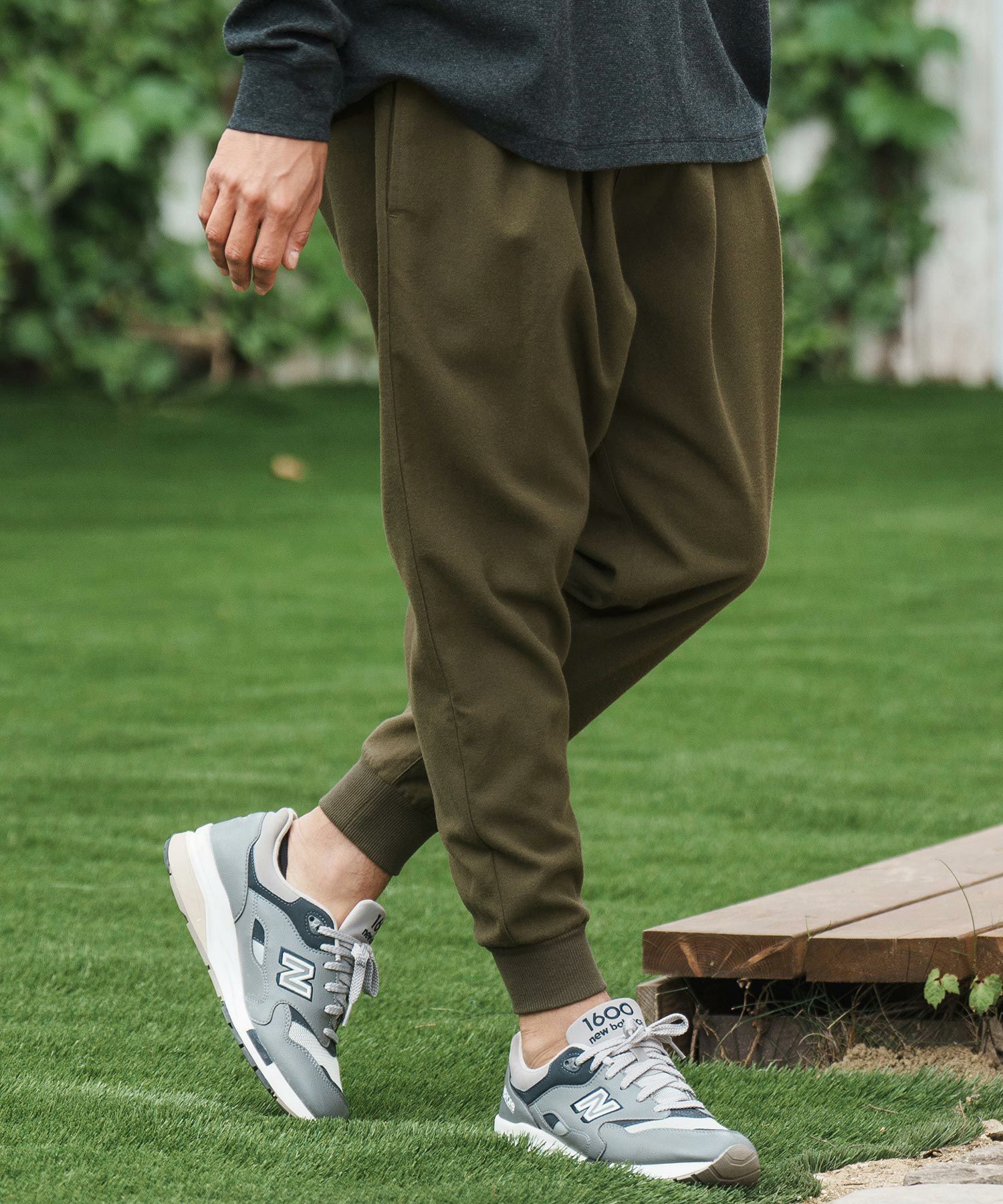 CAMBIO(カンビオ)】Slightly Brushed TR Jogger Pants ジョガーパンツ 
