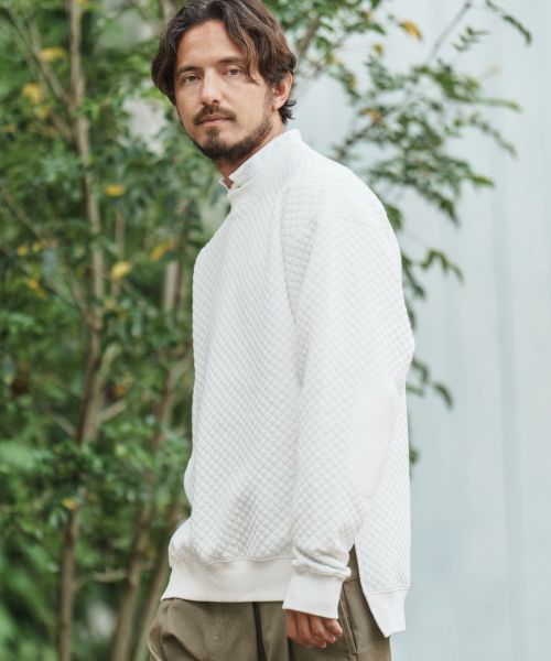 【CAMBIO(カンビオ)】Diamond Quilt Cut sew Pullover プルオーバー(A31024cmb)