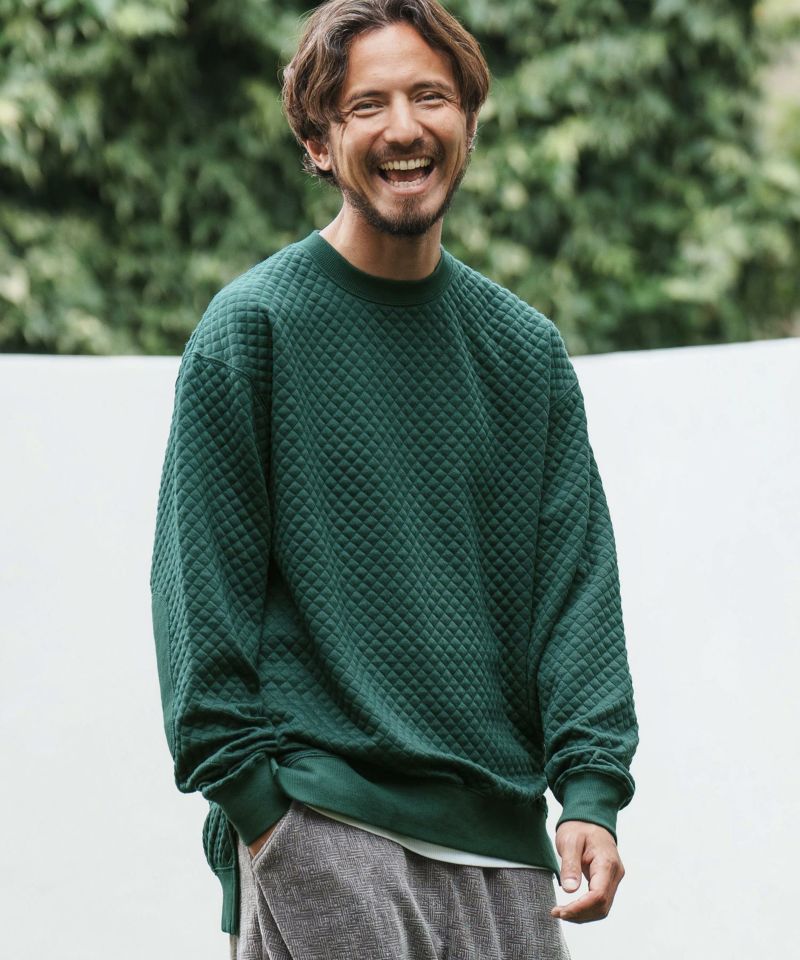 chibinaoページ CAMBIO(カンビオ)】Diamond Quilt Cut sew Pullover プル
