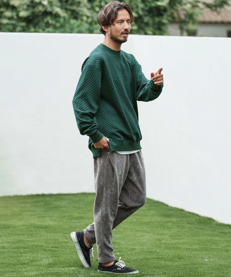 chibinaoページ CAMBIO(カンビオ)】Diamond Quilt Cut sew Pullover プル