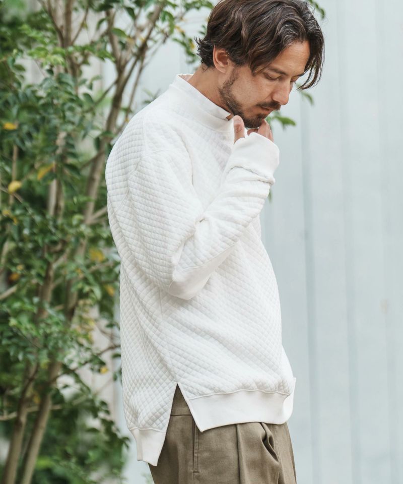 CAMBIO(カンビオ)】Diamond Quilt Cut sew Pullover プル