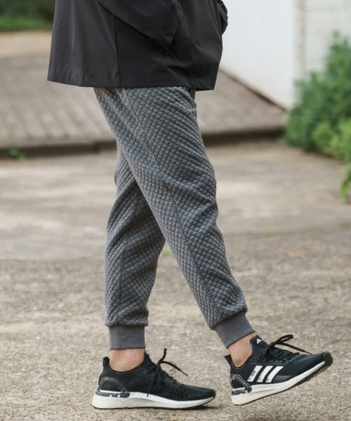 【CAMBIO(カンビオ)】Diamond Quilt Cut sew Jogger Pants ジョガーパンツ(A30924cmb)