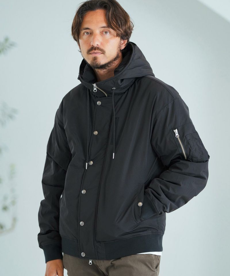 Magine(マージン)】Nylon Rip-Stop Stretch N-2B Jacket ジャケット(MGN-242-011) | CAMBIO  カンビオ