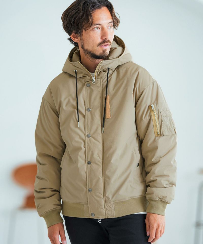 Magine(マージン)】Nylon Rip-Stop Stretch N-2B Jacket ジャケット(MGN-242-011) | CAMBIO  カンビオ