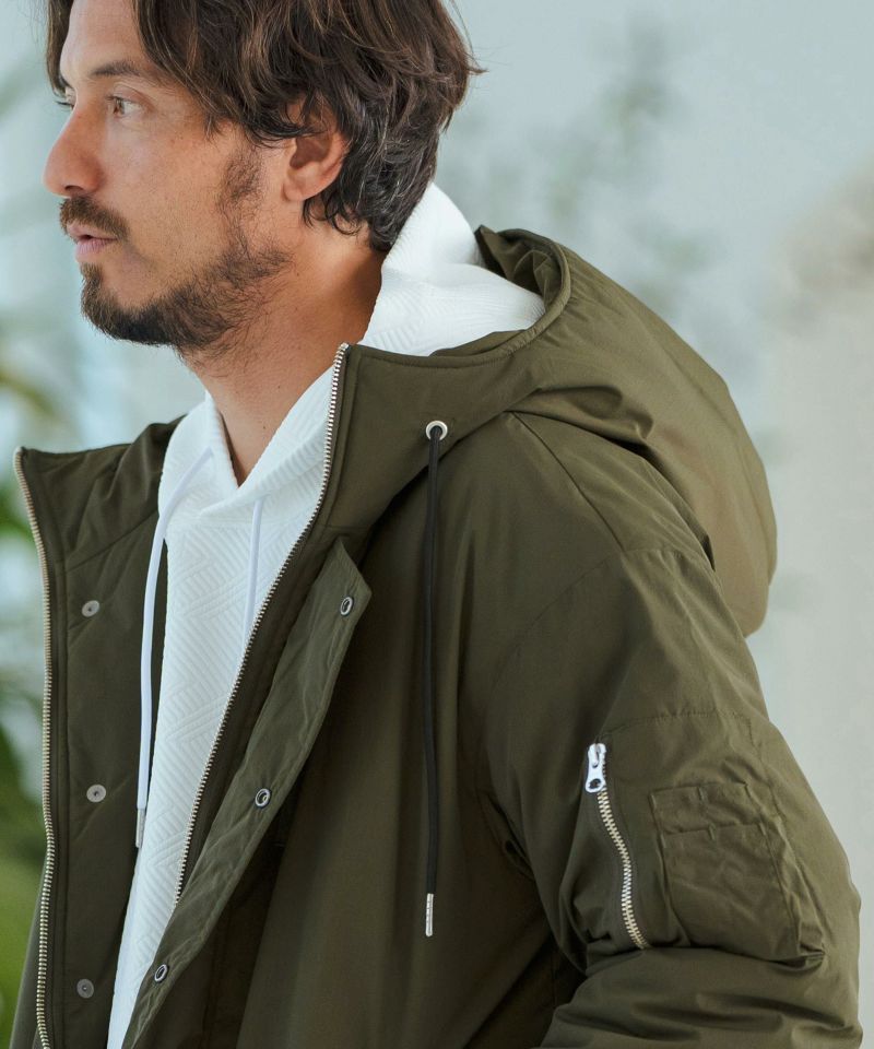 Magine(マージン)】Nylon Rip-Stop Stretch N-2B Jacket