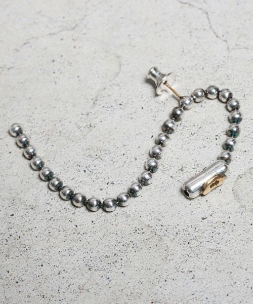 【VIVIFY(ビビファイ)】【予約販売ご注文から1ヶ月半後出荷】 Ball Chain 2way Pierce-K18gold ピアス(片耳1P)(VFPL-012)