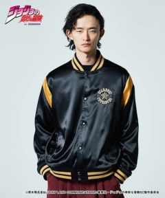 ジョジョの奇妙な冒険×glamb ディアボロMA1 ブラック ジョジョの奇妙な冒険 黄金の風×glamb】コラボレーション