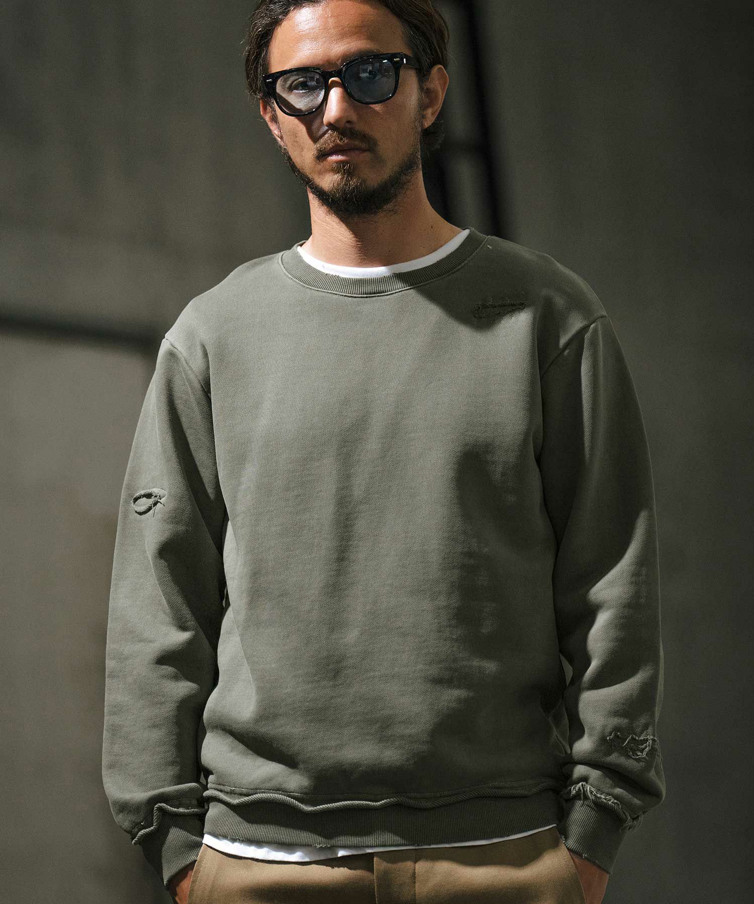 50%OFF【wjk reluxe】vintage like heavy sweat pullover スウェット