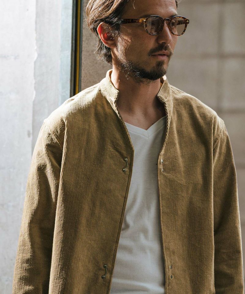 MHL STAND COLLAR JACKET コーデュロイ