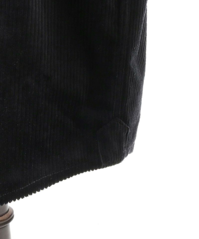 wjk reluxe】corduroy hook band collar shirt コーデュロイ